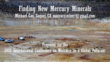 Finding New Mercury Minerals - A Review